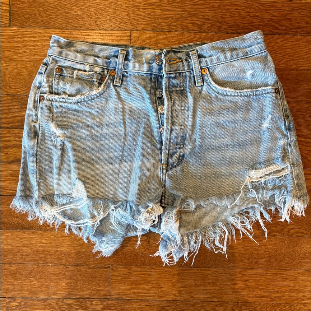 Agolde Parker Vintage Cut Off Jean Shorts- size 26